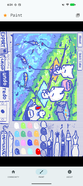 WigglyPaint community on Android